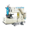 High speed 3 needle Feed Off the Arm sewing machine with Rear Puller Pneumatic Chain Stitch Automatic Sewing Machine